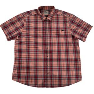 5.11 Tactical Mens XL Plaid Short Sleeve Button Up Shirt Utility Work Outdoors